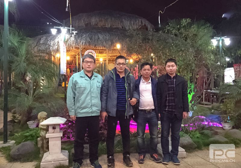 越南客戶合影
