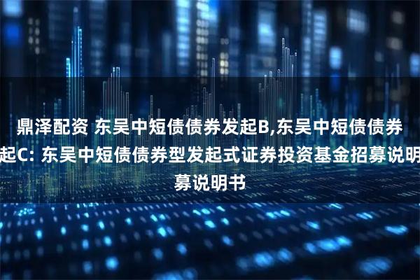 鼎泽配资 东吴中短债债券发起B,东吴中短债债券发起C: 东吴中短债债券型发起式证券投资基金招募说明书