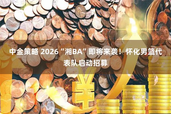 中金策略 2026“湘BA”即将来袭！怀化男篮代表队启动招募